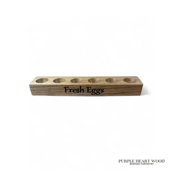 Personalised Wooden Egg Tray
