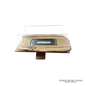 Alternative view of Personalised Wooden Portable Tabletop Fire Pit